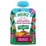 HEINZ SWEET POTATO & BEEF CASSEROLE POUCH 7+M 130G