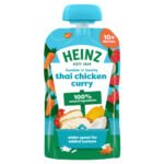 HEINZ THAI CHICKEN CURRY POUCH 10+M 180G