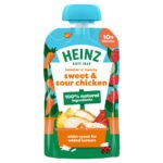 HEINZ SWEET & SOUR CHICKEN POUCH 10+M 180G