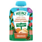 HEINZ SWEET POTATO, CHICKEN & VEGGIES POUCH 7+M 130G