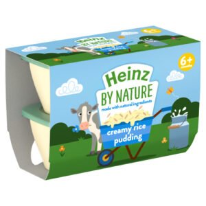HEINZ CREAMY RICE PUDDING 4PK 100G