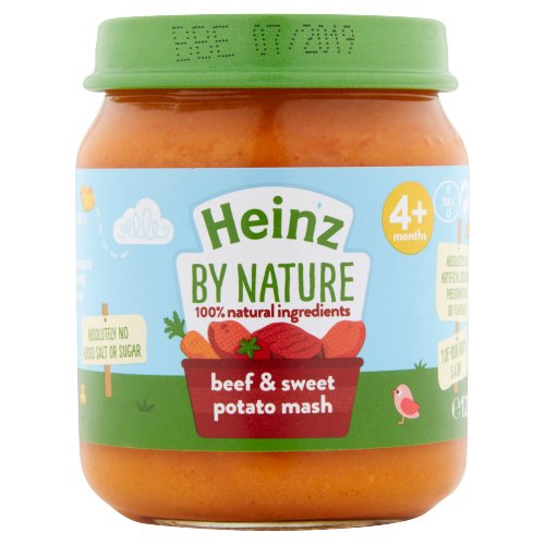 HEINZ BY NATURE BEEF & SWEET POTATO MASH 120G