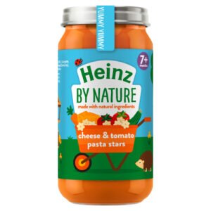 HEINZ BY NATURE CHEESE AND TOMATO PASTA STARS 7+M 200G
