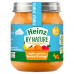 HEINZ APPLE, APRICOT, BANANA & ORANGE 120G