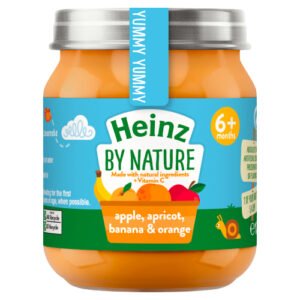 HEINZ APPLE, APRICOT, BANANA & ORANGE 120G