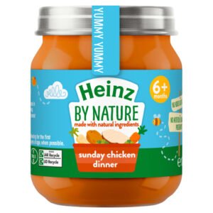 HEINZ BY NATURE SUNDAY CHICKEN DINNER JAR 6+M 120G