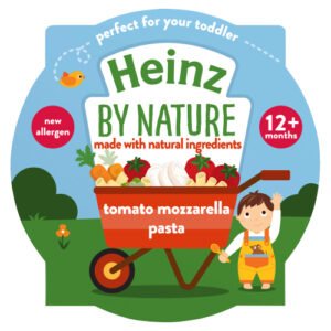 HEINZ TOMATO MOZZARELLA PASTA SHELLS TRAY 1+ YEAR 200G