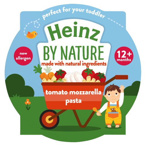 HEINZ TOMATO MOZZARELLA PASTA SHELLS TRAY 1+ YEAR 200G