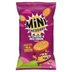 JACOB'S MINI CHEDDARS CHEDDAR & RED ONION BAKED SNACKS 6PK 138G