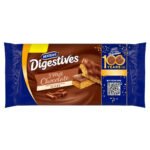 MCVITIE'S DIGESTIVE MILK CHOCOLATE SLICES CAKE BARS PMP £1.49 5PK 114.1G
