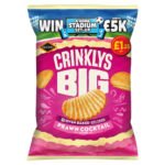 JACOBS BIG CRINKLYS PRAWN COCKTAIL PMP £1.25 90G