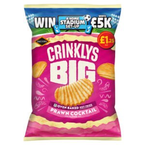 JACOBS BIG CRINKLYS PRAWN COCKTAIL PMP £1.25 90G