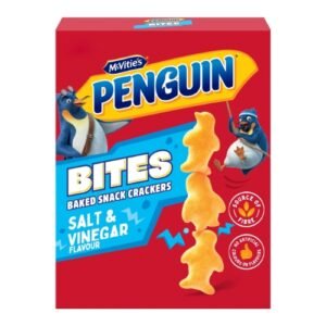 MCVITIES PENGUIN BITES SALT & VINEGAR 125G-XMAS