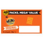 JACOB'S MINI CHEDDARS ORIGINAL BAKED SNACKS 6PK 23G