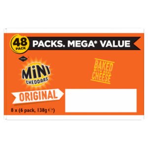 JACOB'S MINI CHEDDARS ORIGINAL BAKED SNACKS 6PK 23G