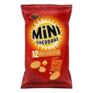 JACOB'S MINI CHEDDARS RED LEICESTER 12PK 276G