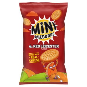 JACOB'S MINI CHEDDARS RED LEICESTER 6PK 23G