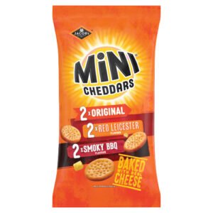 JACOB'S MINI CHEDDARS VARIETY 6PK 23G