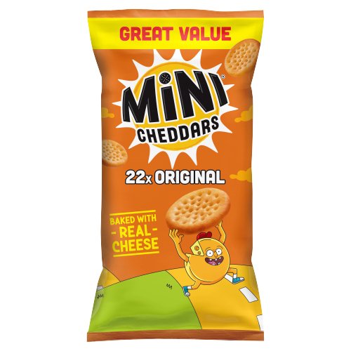 JACOB'S MINI CHEDDARS ORIGINAL BAKED 22PK 506G