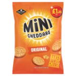 JACOB'S MINI CHEDDARS ORIGINAL PMP £1.25 90G