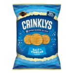 JACOB'S CRINKLYS SALT & VINEGAR BAKED SNACKS SHARE BAG, 150G