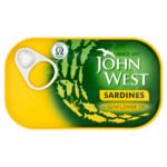 JOHN WEST SARDINES IN SUNFLOWER OIL 120G