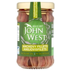 JOHN WEST ANCHOVY FILLETS 95G