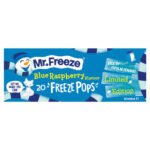 MR.FREEZE BLUE RASPBERRY FLAVOUR FREEZE POPS 20 X 45ML