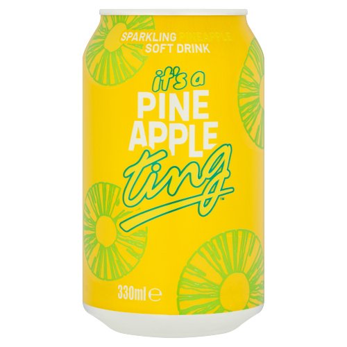 TING SPARKLING PINEAPPLE CAN 330ML
