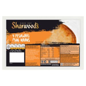 SHARWOOD'S 4 PESHWARI MINI NAANS 260G