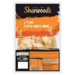 SHARWOOD'S 2 PLAIN FLAME-BAKED NAANS 7X 260G