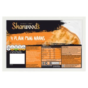 SHARWOOD'S 4 PLAIN MINI NAANS 8X 260G