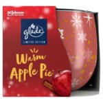 GLADE SMALL CANDLE WARM APPLE PIE 120G