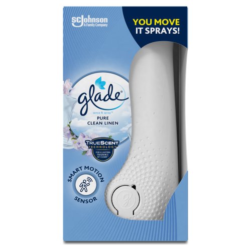 GLADE SENSE SPRAY UNIT CLEAN LINEN 18ML