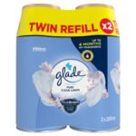 GLADE DOUBLE AUTOSPRAY REFILL CLEAN LINEN 2X269ML