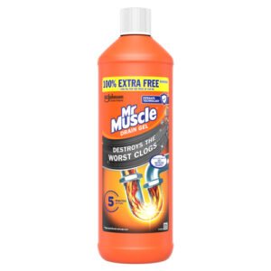 MR MUSCLE KITCHEN & DRAIN GEL PLUS 100 EXTRA 1L