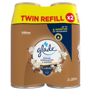 GLADE DOUBLE AUTOSPRAY REFILL SANDALWOOD & JASMIN 2X269ML
