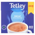 TETLEY DECAF PMP £3.35 80S