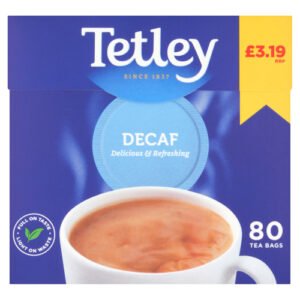 TETLEY DECAF PMP £3.35 80S