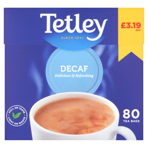 TETLEY DECAF PMP £3.35 80S