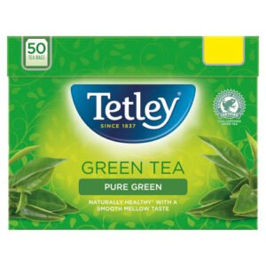 TETLEY GREEN PURE TEA BAGS 50S 100G