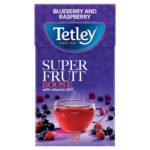 TETLEY SUPER FRUITS BOOST BLUEBERRY & RASPBERRY 20S 2G
