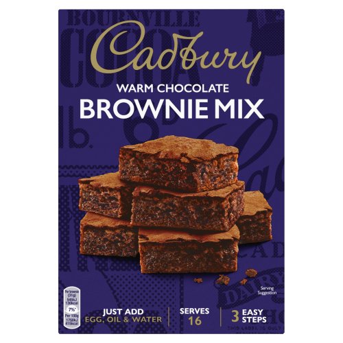CADBURY CHOCOLATE BROWNIE MIX 350G/NFEU/
