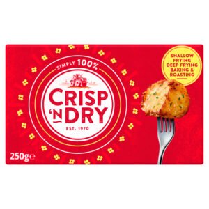 CRISP N DRY SIMPLY 100% WHITE COOKING FAT 250G