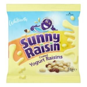 WHITWORTHS SUNNY YOGURT COATED RAISINS 5PK 25G