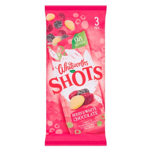 WHITWORTHS SHOTS BERRY & WHITE CHOCOLATE 25G