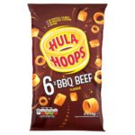 HULA HOOPS BBQ BEEF CRISPS 6PK 24G