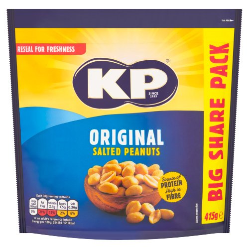 KP NUTS ORIGINAL SALTED PEANUTS 415G-XMAS