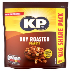 KP NUTS DRY ROASTED PEANUTS 415G-XMAS
