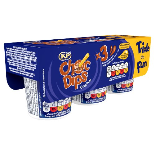 KP CHOC DIPS ORIGINAL 3PK 28G